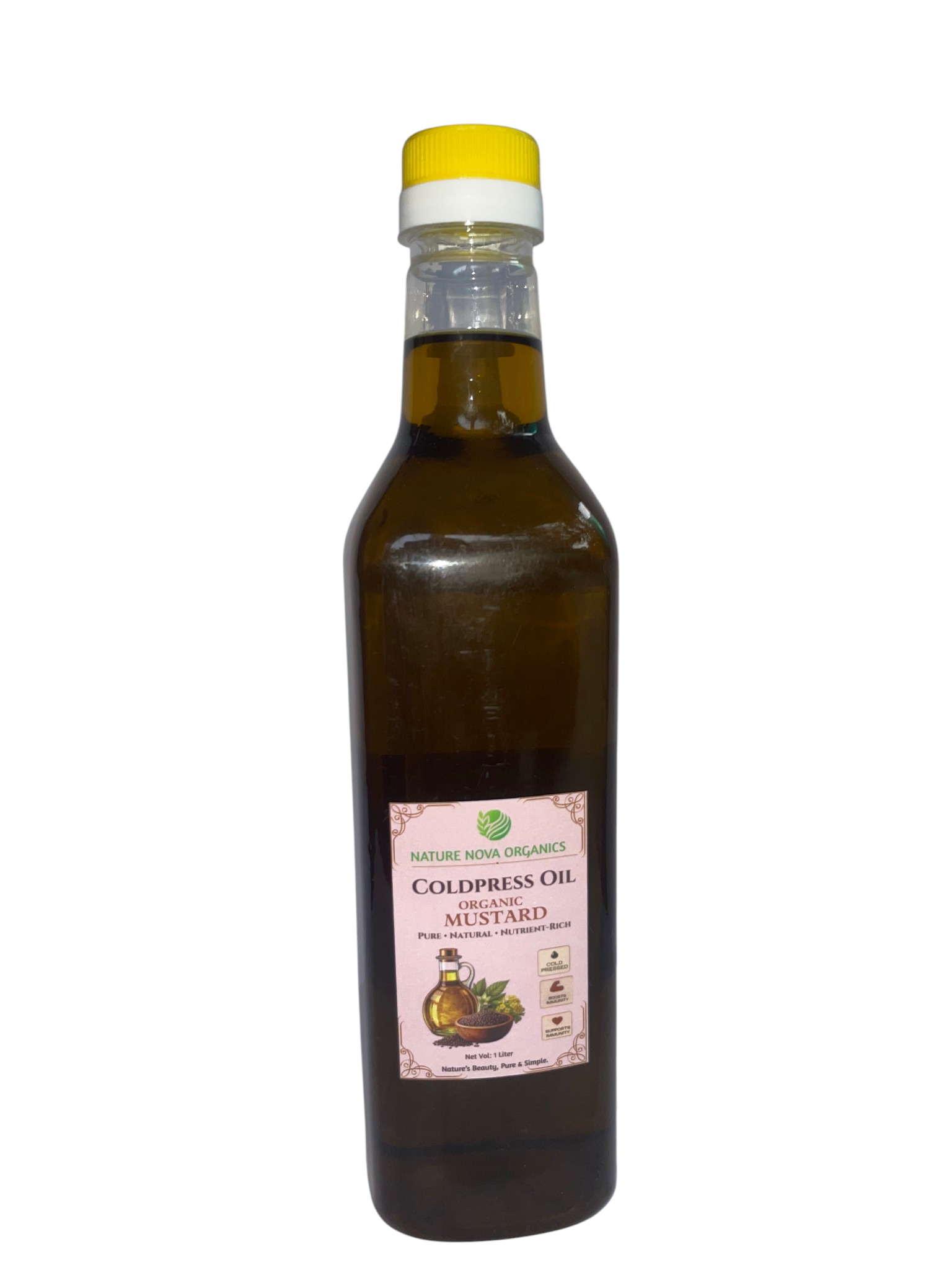 Organic Cold-Pressed Black Mustard Oil