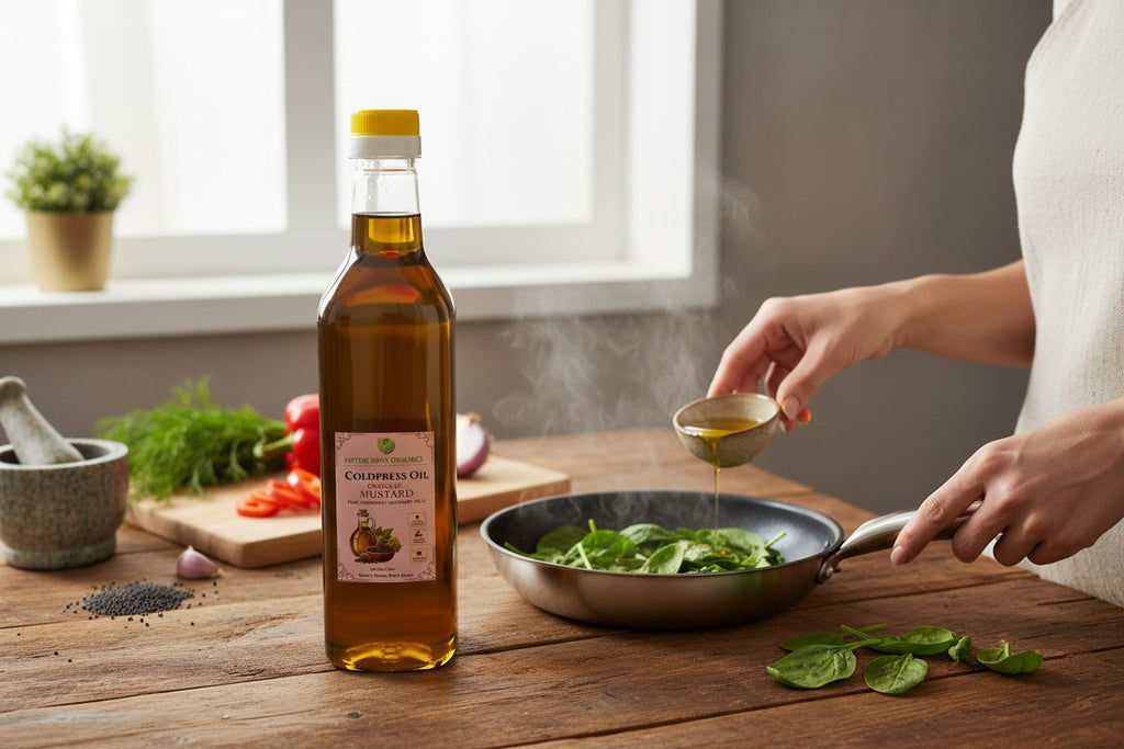 Organic Cold-Pressed Black Mustard Oil