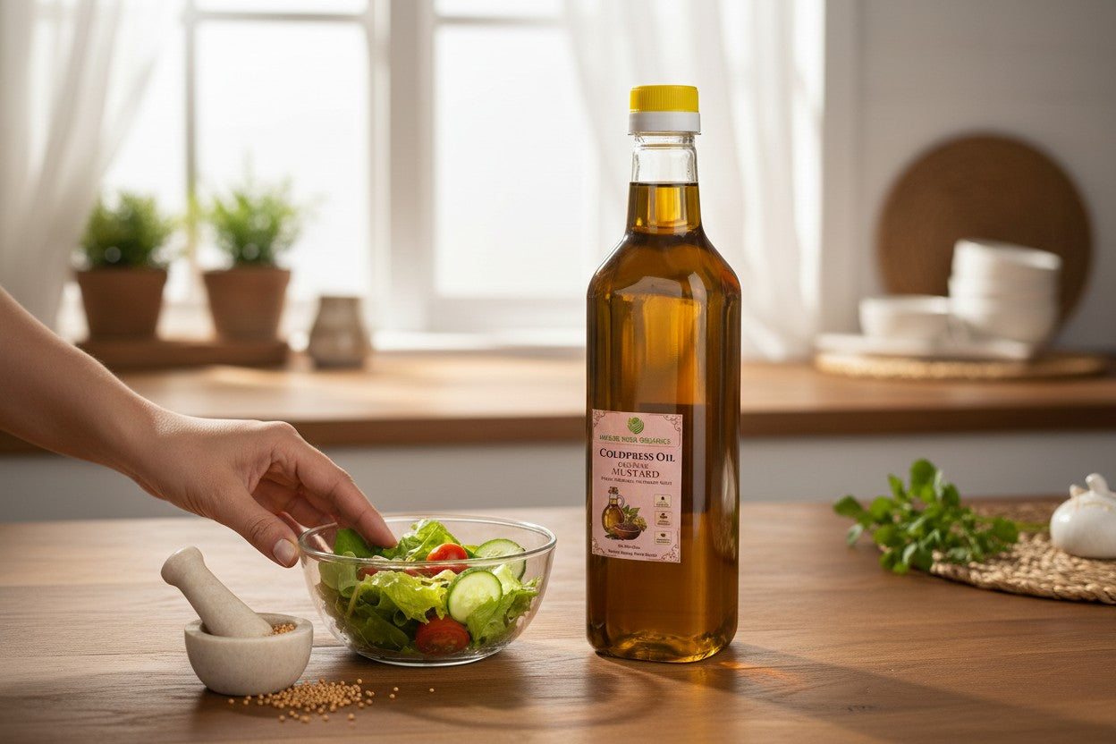 Organic Cold-Pressed Black Mustard Oil