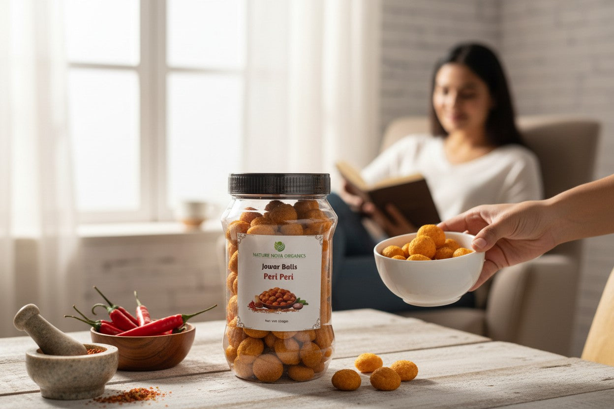 Roasted Jowar Puff Peri Peri