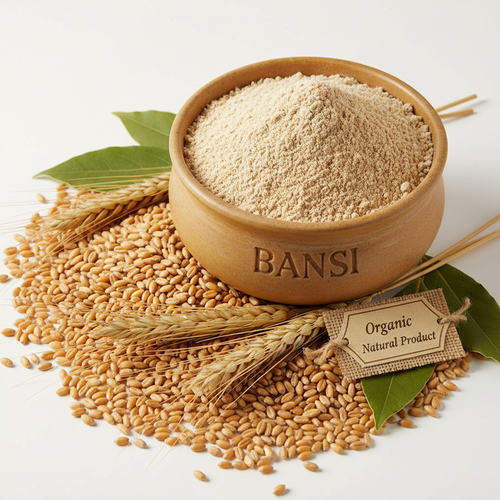 Organic Bansi wheat flour for rotis and parathas