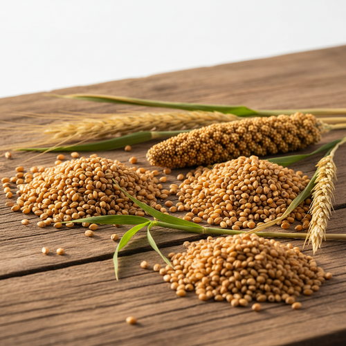 Organic browntop millet grains