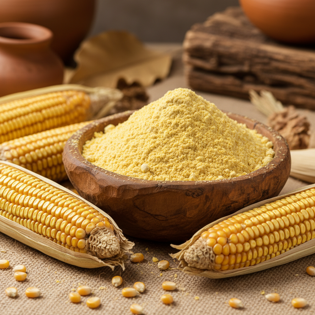 Freshly Ground Maize (Makka) Flour