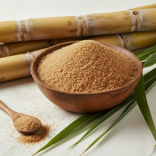 Organic brown khandsari unrefined cane sugar