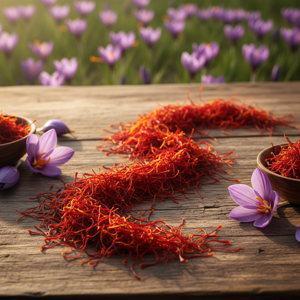 Organic Kashmiri Pampore Saffron
